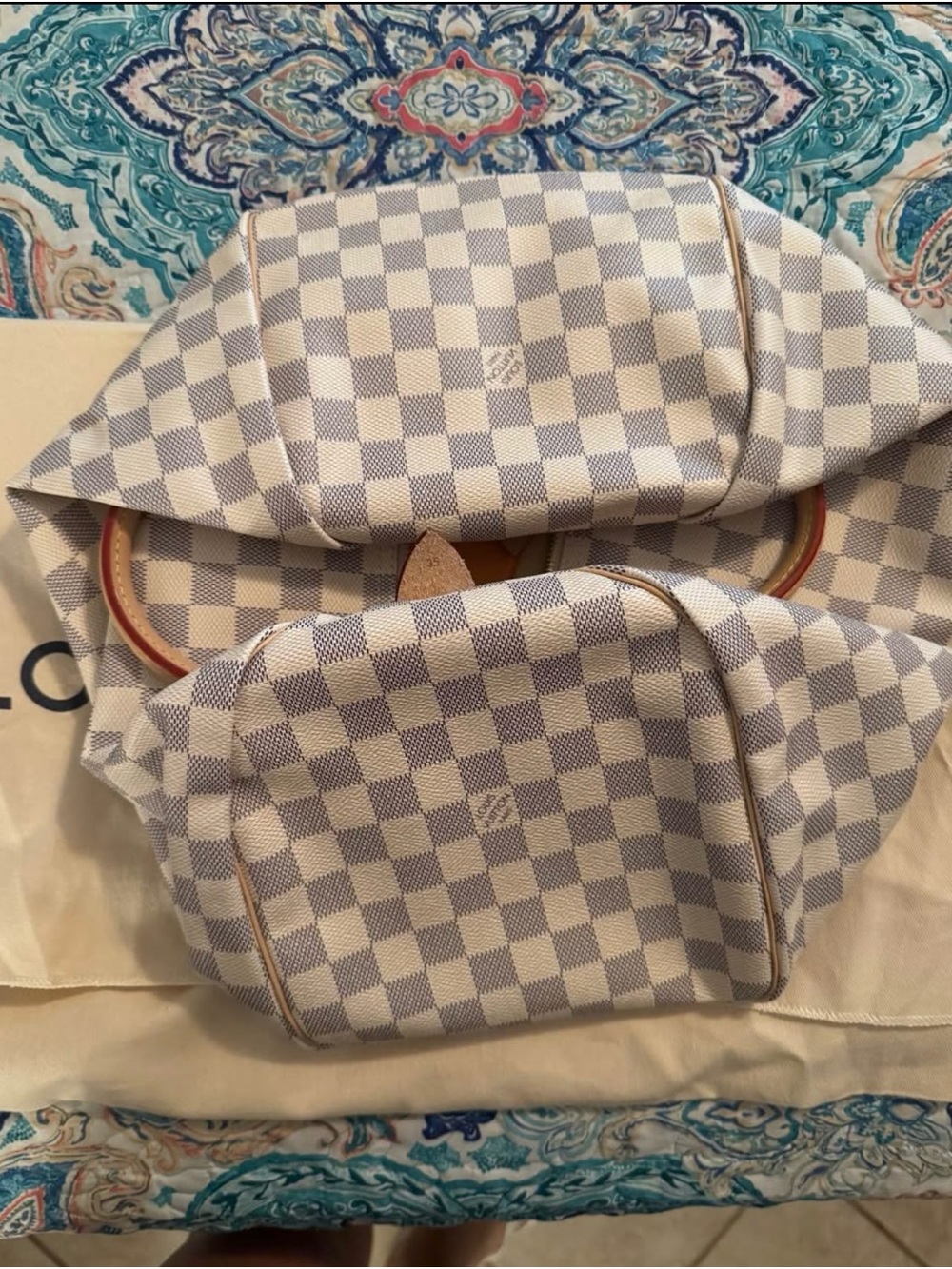 Louis Vuitton Speedy 35 Damier Azur